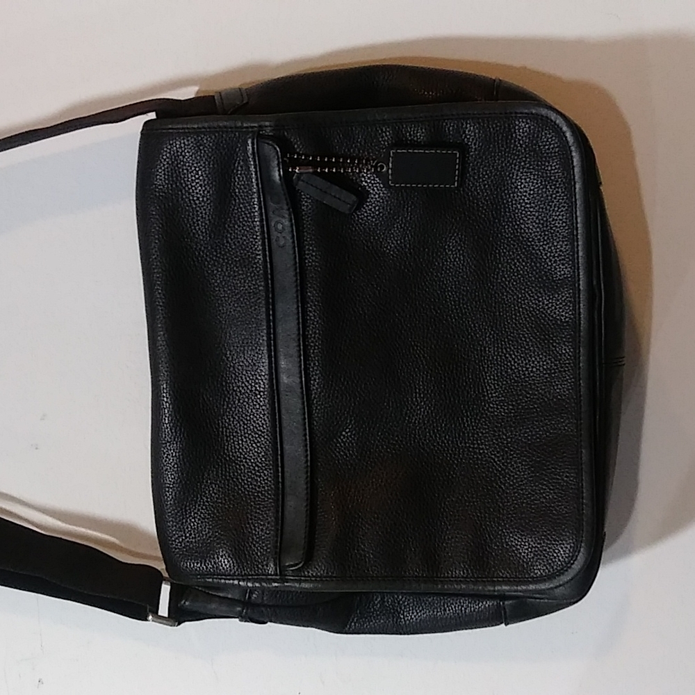 Coach Camden pebbled leather map bag F70973